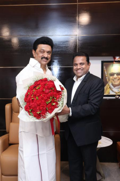 Dr. Velu with Mr. M.K.Stalin